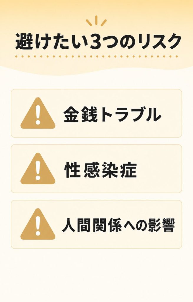 セフレを作るときの注意点